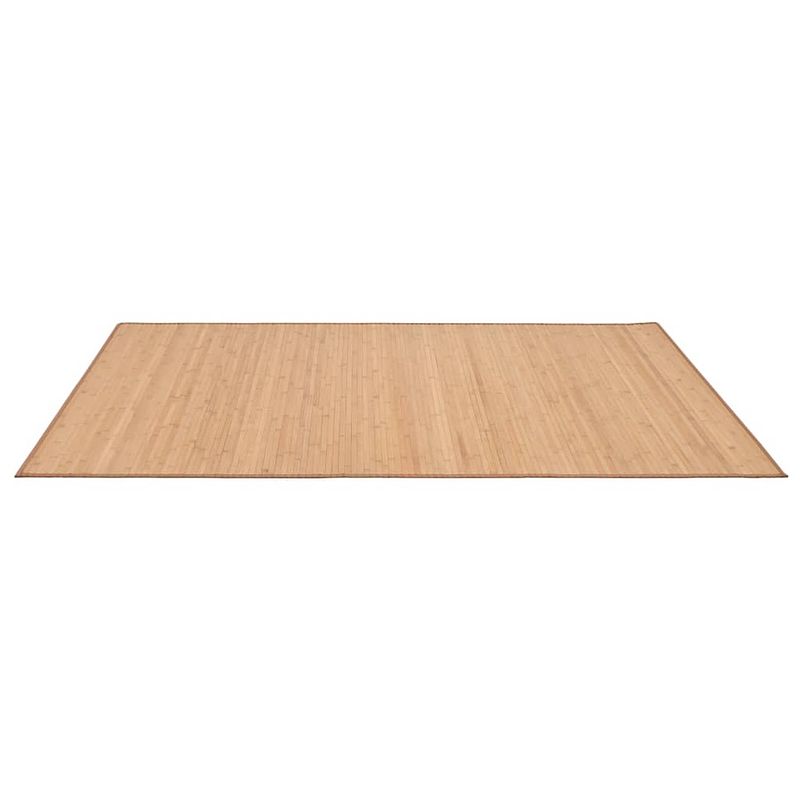 Foto van The living store bamboe tapijt - anti-slip - 160x230cm - bruin