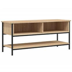 Foto van Vidaxl tv-meubel 100x35x45 cm bewerkt hout sonoma eikenkleurig