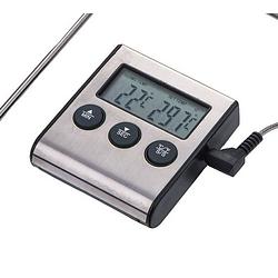 Foto van Digitale keukenthermometer - inclusief timer, alarmfunctie en batterij