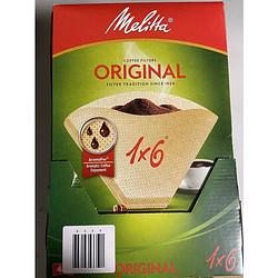 Foto van Melitta koffie filter 1x6 filters 40 stuks 8 verpakkingen
