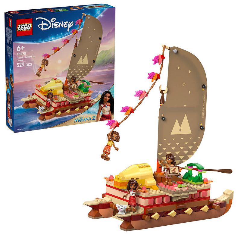 Foto van Lego disney princess vaiana's avonturenkano 43270