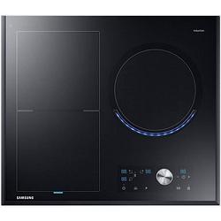 Foto van Samsung - nz63j9770ek / ef - inductie kookplaat - 3 zones - 6800w - l60 cm - glascoating - zwart