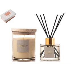 Foto van Gusta kaars/diffuser giftset honey&amber