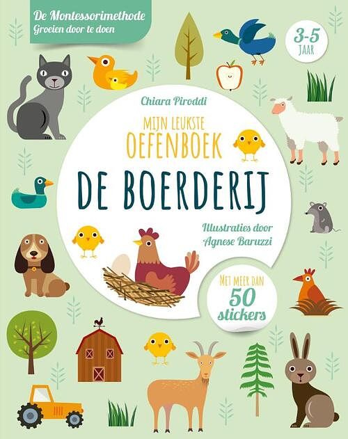 Foto van De boerderij - mijn leukste oefenboek - chiara piroddi - paperback (9789036645041)