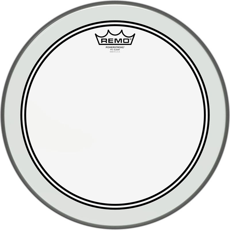 Foto van Remo p3-0313-bp powerstroke p3 clear 13 inch snare/tomvel