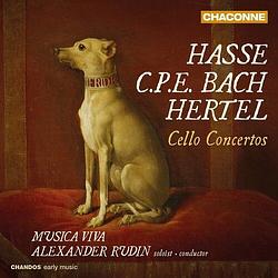 Foto van Hasse-c.p.e. bach-hertel/cello conc - cd (0095115081327)