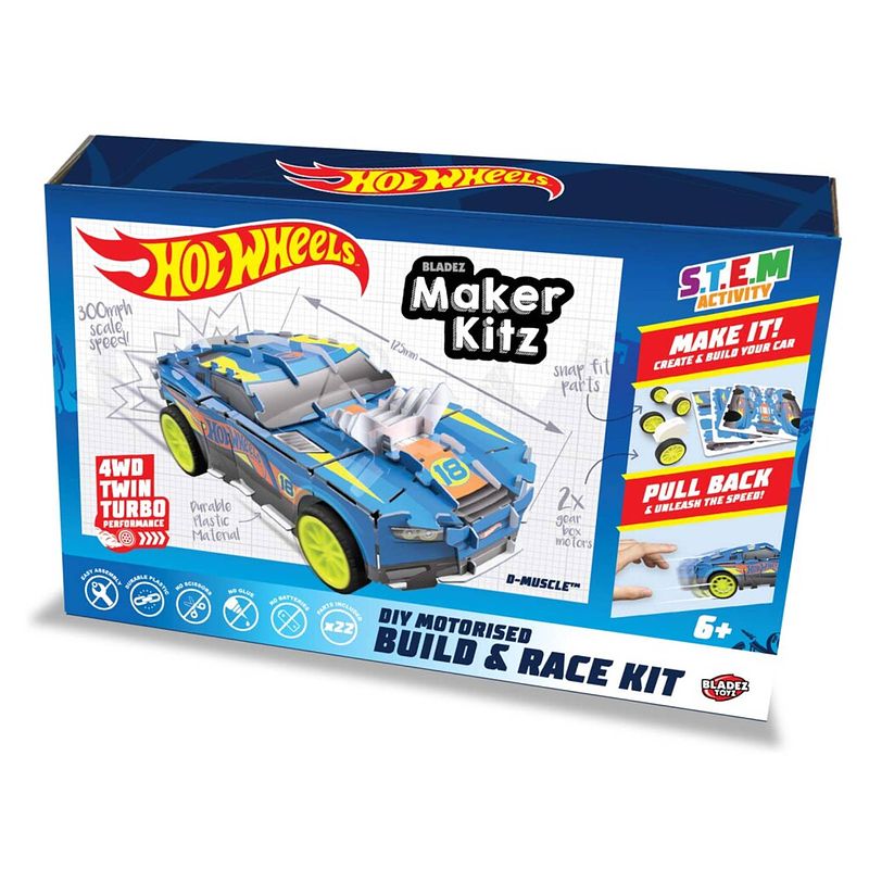 Foto van Hot wheels bladez maker kitz build and race kit