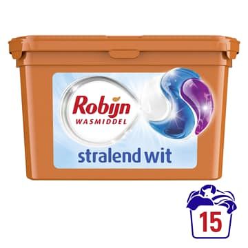 Foto van Robijn 3in1 wascapsules stralend wit 15 wasbeurten bij jumbo