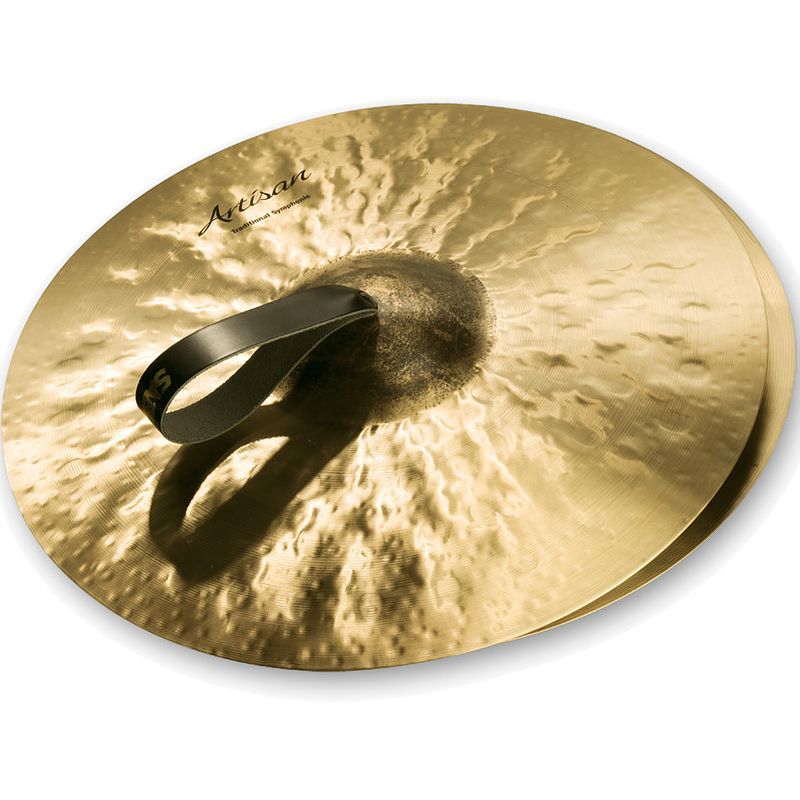 Foto van Sabian artisan traditional symphonic medium heavy 18 inch orkestbekkens