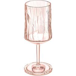 Foto van Koziol wijnglas club no. 4 polycarbonaat 300 ml roze