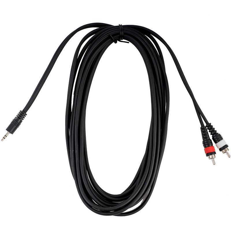 Foto van Cascha hh 2099 1x mini-jack - 2x rca kabel 6 meter