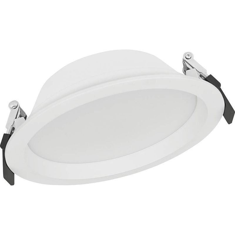 Foto van Ledvance downlight alu led-inbouwlamp voor badkamer 14 w ip44 wit