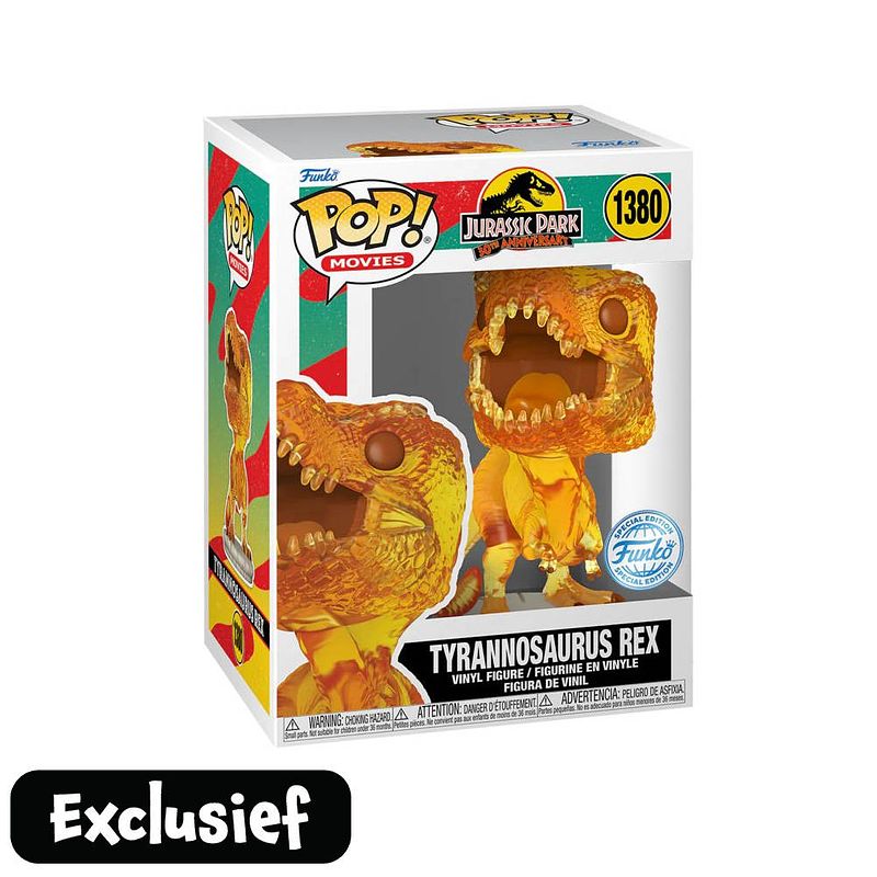 Foto van Funko pop! figuur jurassic park 30th anniversary tyrannosaurus rex