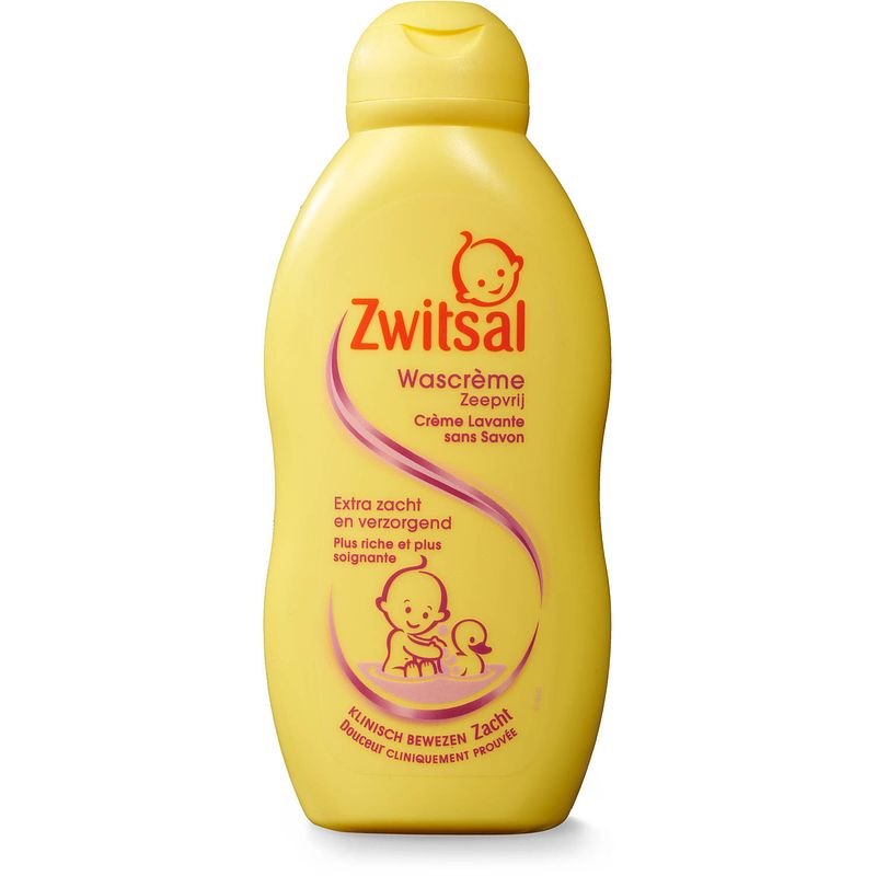 Foto van Zwitsal wascreme - 200ml