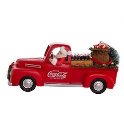 Foto van Kurt s. adler - kerstman coca-cola in auto l35cm