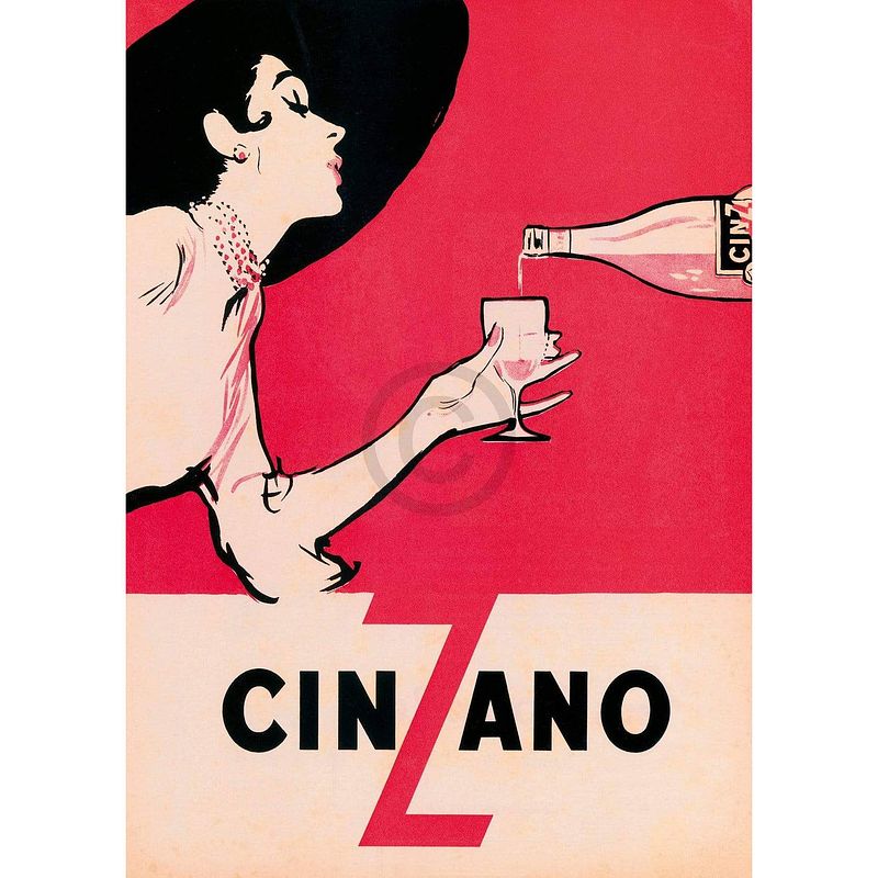 Foto van Ernest - cinzano kunstdruk 50x70cm