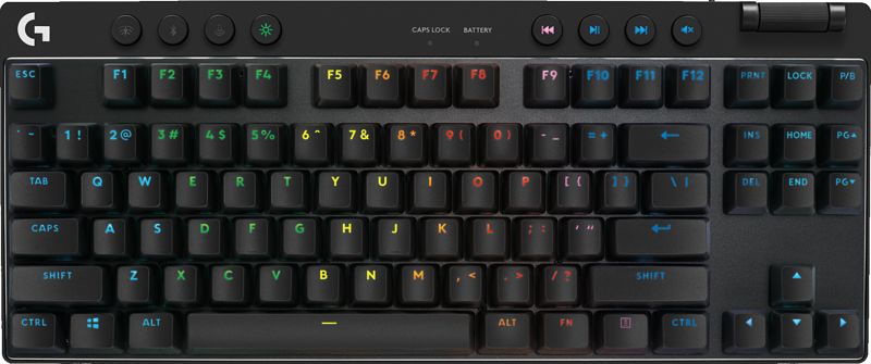 Foto van Logitech g pro x tkl lightspeed gaming toetsenbord qwerty zwart