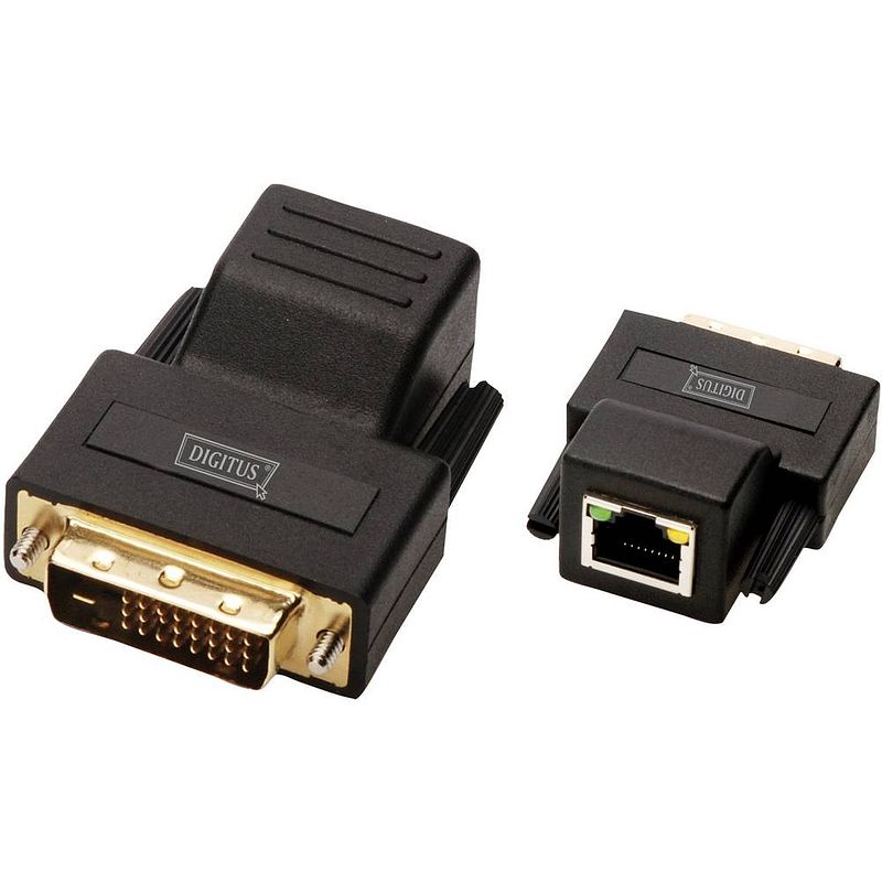 Foto van Digitus ds-54101 dvi extender (verlenging) via netwerkkabel rj45 75 m