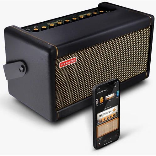 Foto van Positive grid spark black smart guitar amp