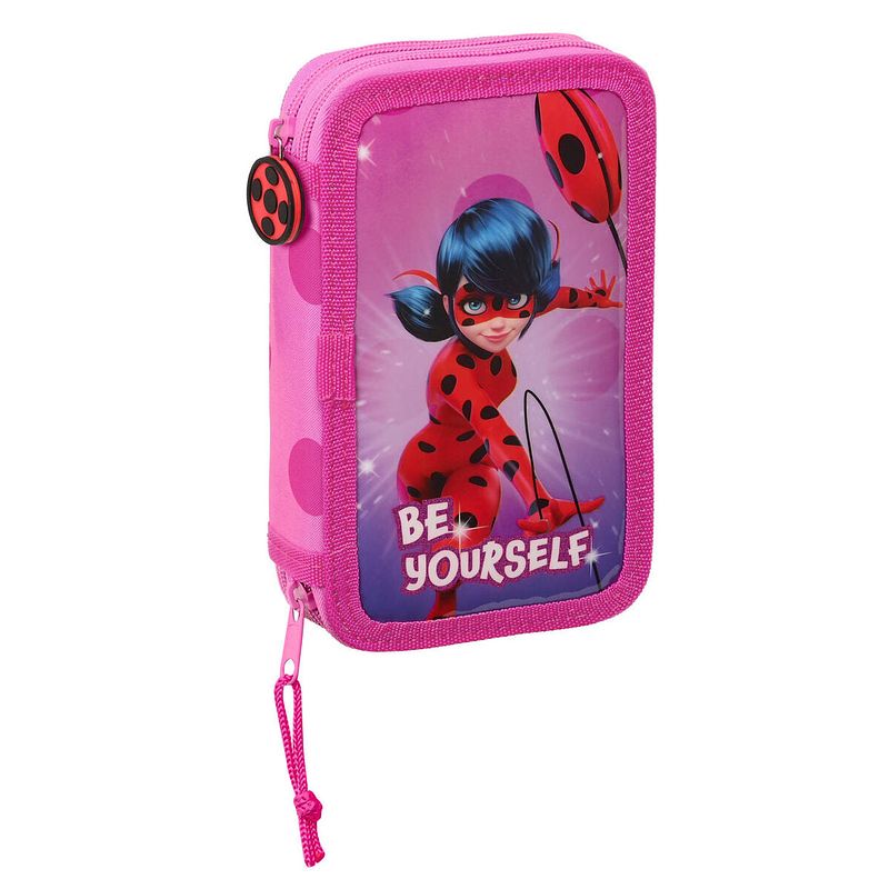 Foto van Dubbele etui lady bug fuchsia (28 pcs)