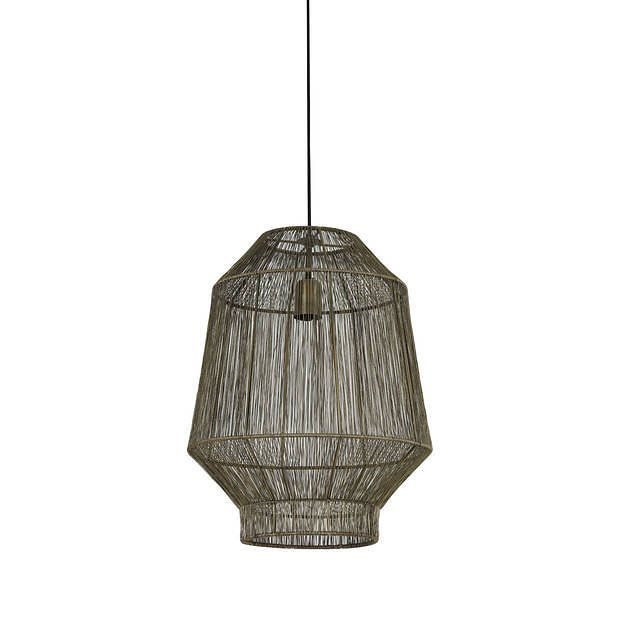 Foto van Light & living - hanglamp vitora - 37x37x46 - brons