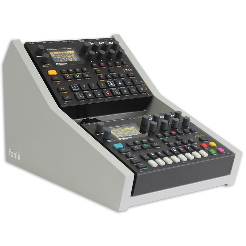 Foto van Fonik audio innovations elektron digitakt/digitone 2 tier grey