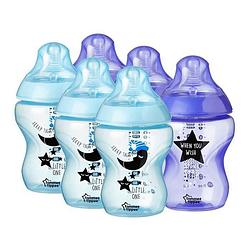 Foto van Tommee tippee babyfles 6x260ml boy - catch me quick