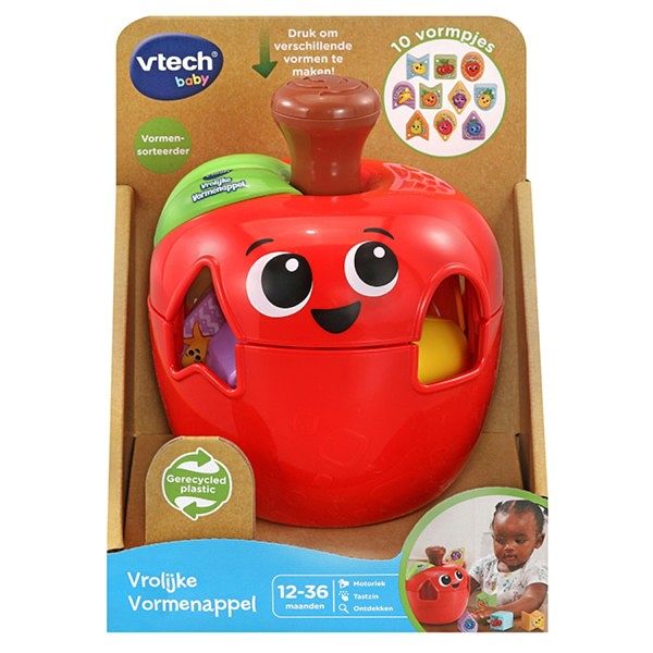 Foto van Vtech baby vrolijke vormen appel