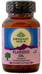 Foto van Organic india flaxseed oil vegicaps