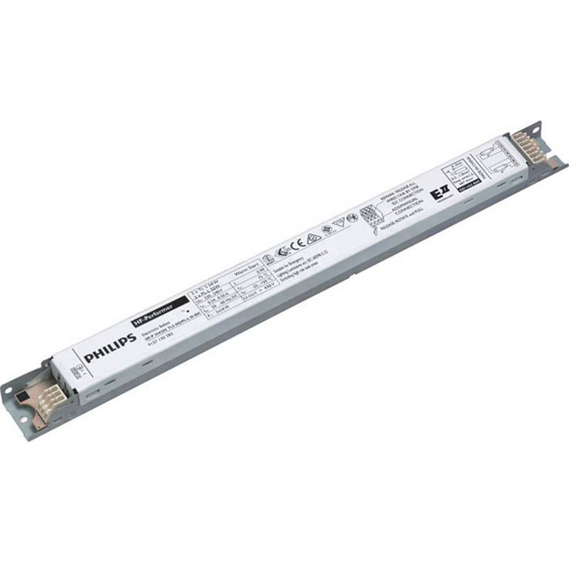 Foto van Philips lighting fluorescentielampen elektronisch voorschakelapparaat 98 w (2 x 49 w)