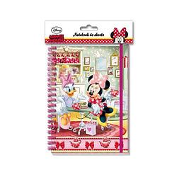 Foto van Disney notitieboekje minnie mouse junior a5 papier rood