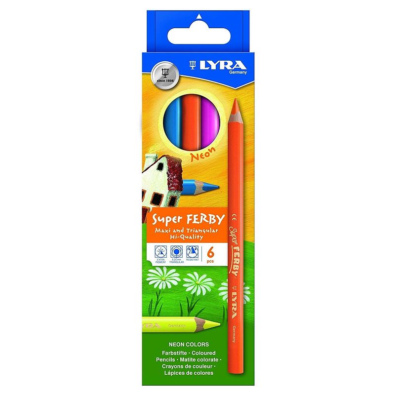 Foto van Lyra super ferby® cardboard box k06 neon