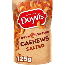 Foto van Duyvis oven roasted gezouten cashews 125gr bij jumbo