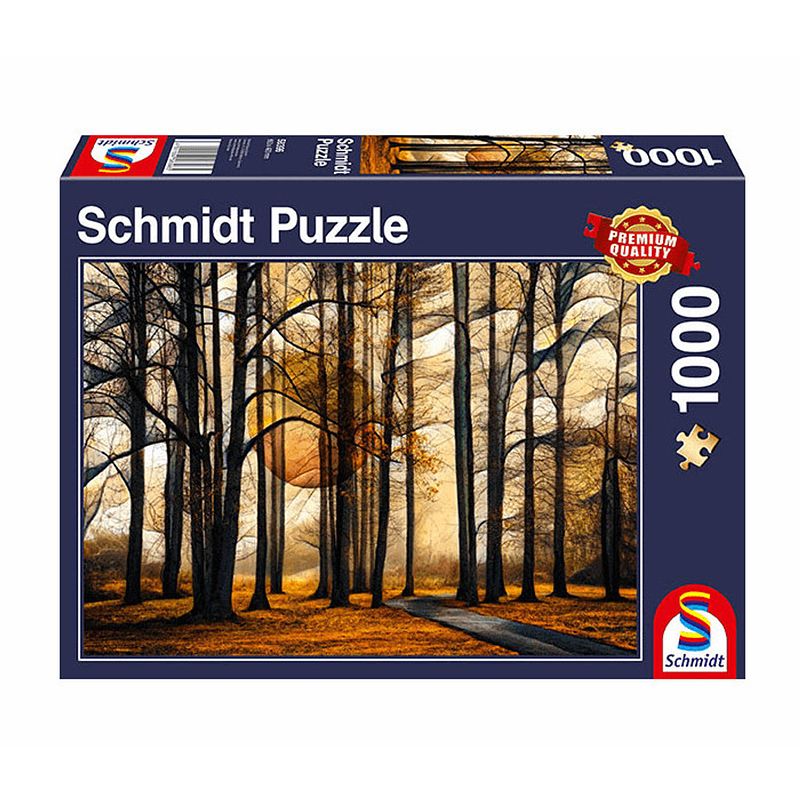 Foto van Schmidt legpuzzel magisch woud karton 1000 stukjes