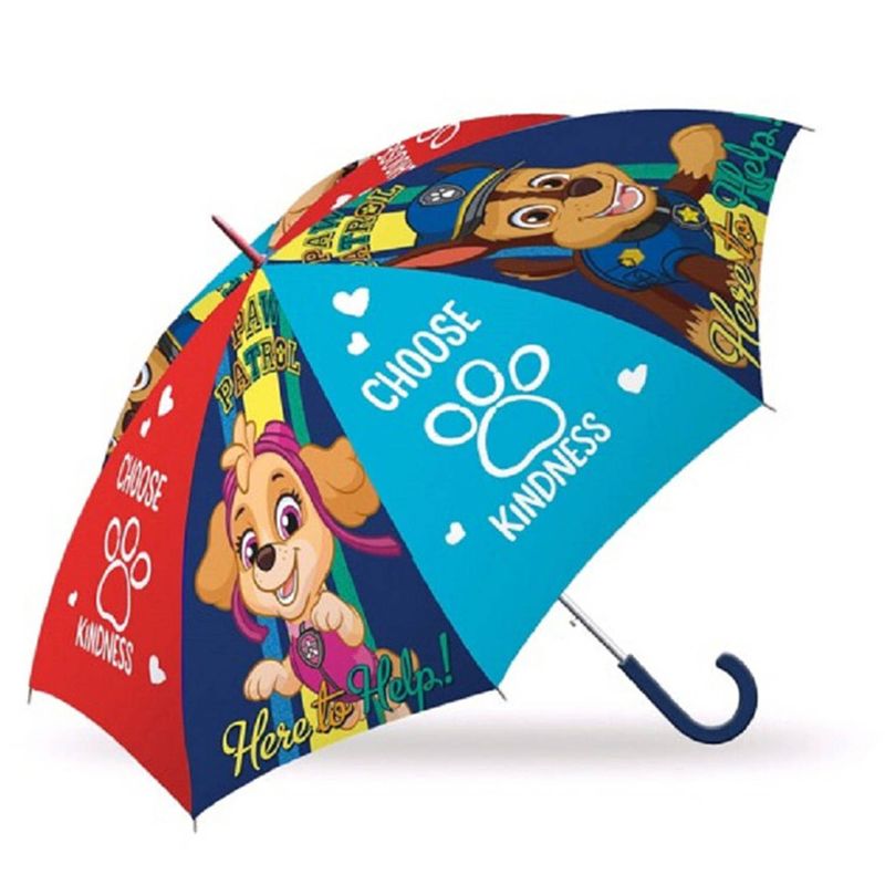 Foto van Paw patrol paraplu voor kinderen 45 cm - paw patrol - kinder/kinderen paraplu - regenkleding/regenaccessoires