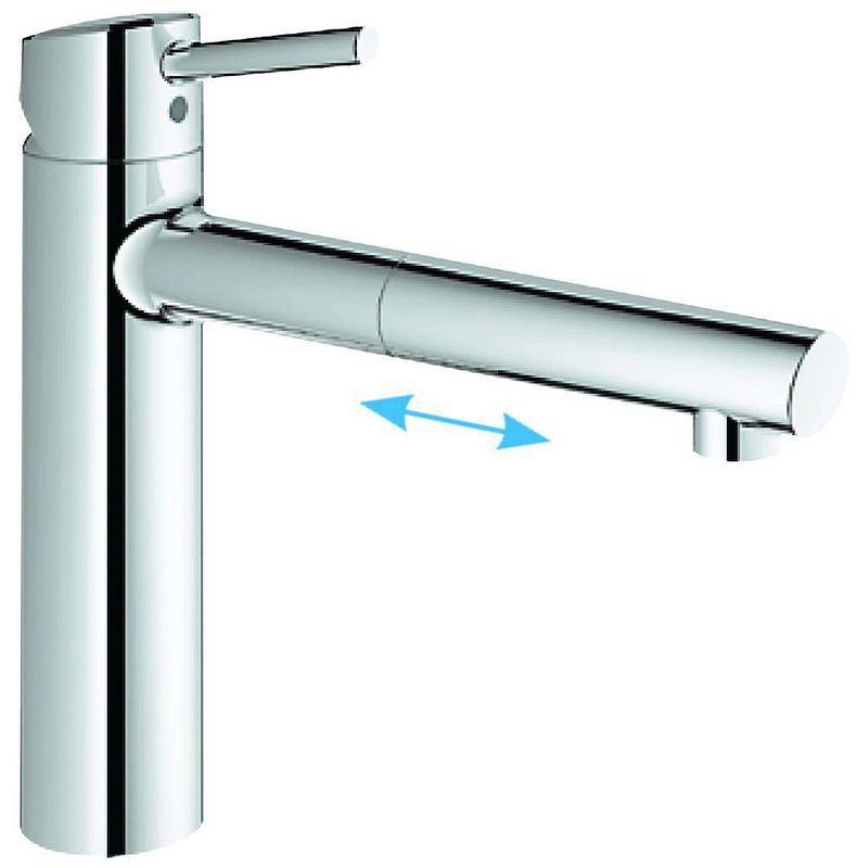 Foto van Grohe 31129001 concetto uittr.chroom - keukenkranen