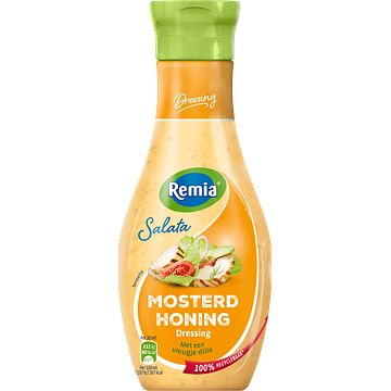 Foto van Remia salata mosterd honing dressing 250ml bij jumbo