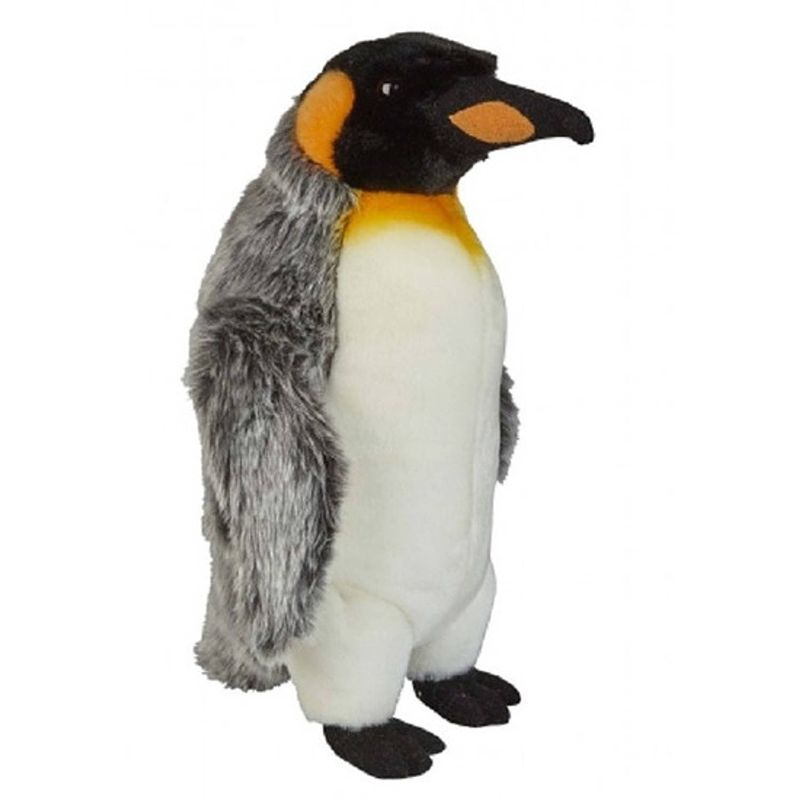 Foto van Pluche koningspinguin knuffel 32 cm knuffeldieren - vogel knuffels