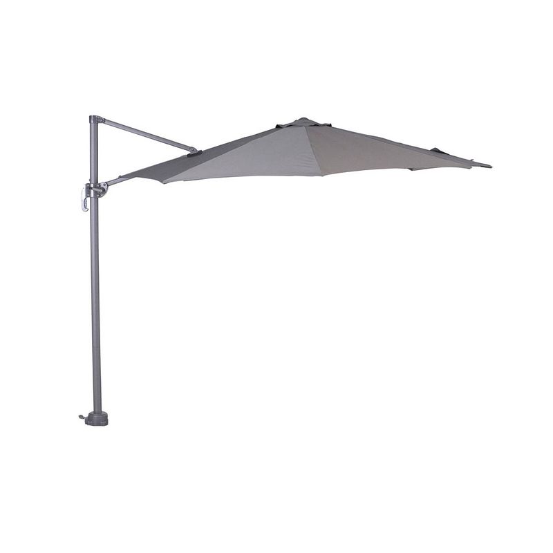 Foto van Garden impressions zweefparasol hawaii s ø300 - donker grijs - licht grijs