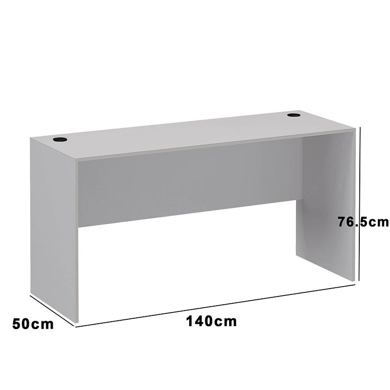 Foto van Bureau - laptoptafel - 140 cm breed en 50 cm diep