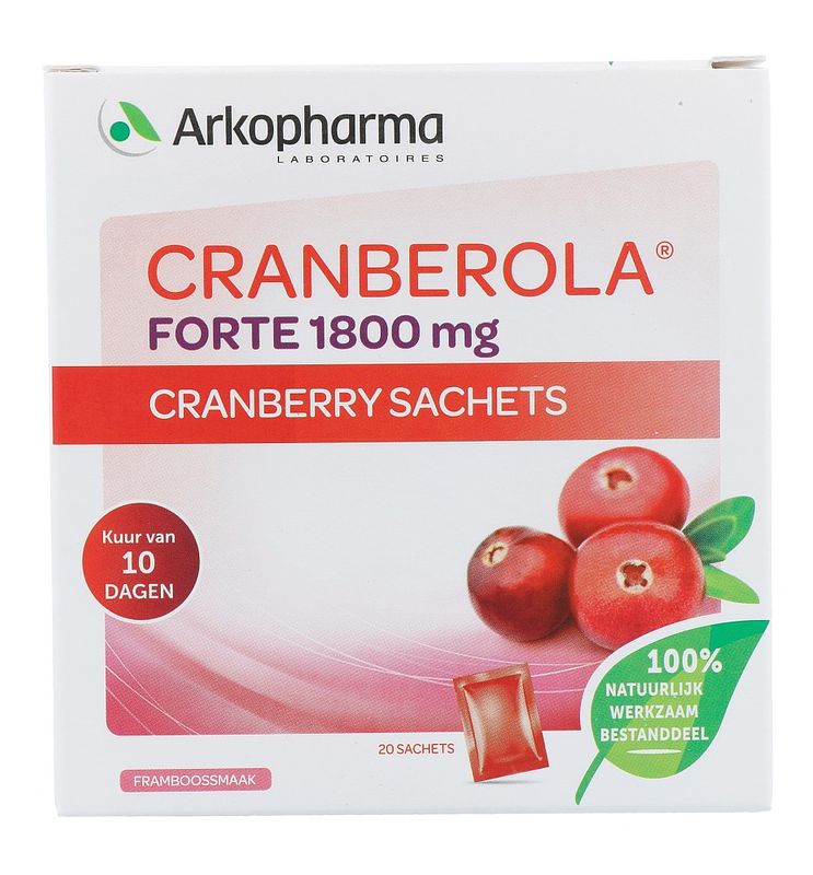 Foto van Cranberola forte sachets 1800mg