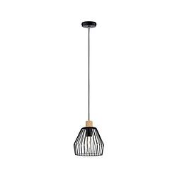 Foto van Paulmann cameo 70891 hanglamp led e27 20 w zwart, hout