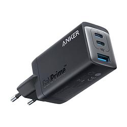 Foto van Anker 735 gan iii prime 3-port 65w charger oplader zwart