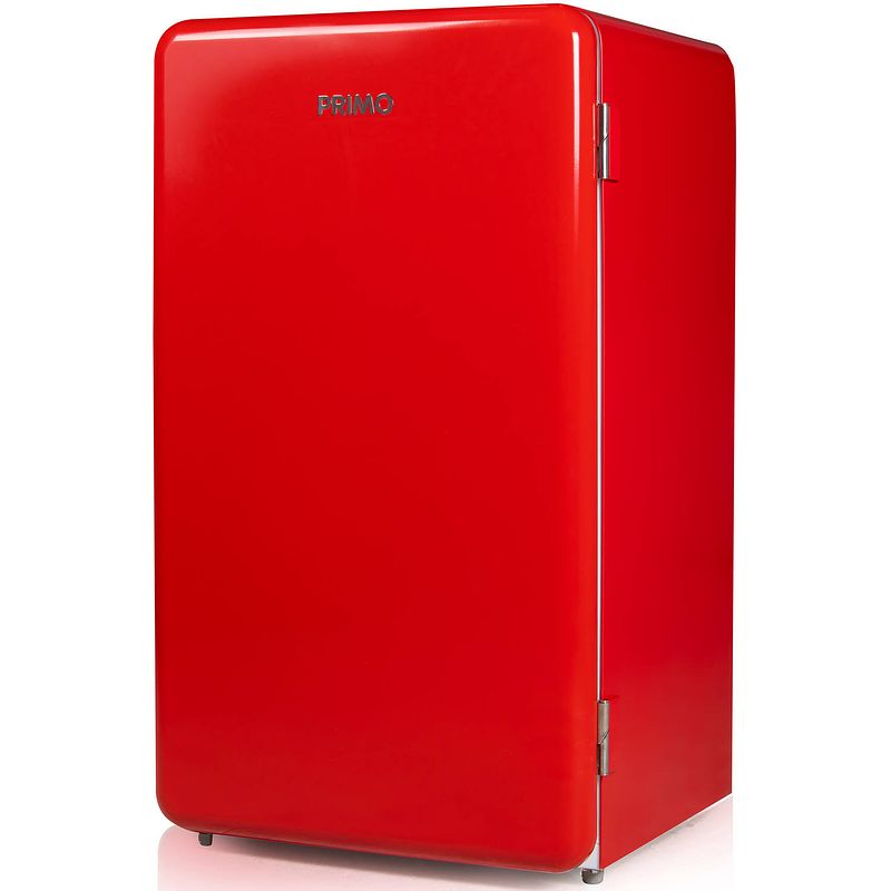 Foto van Primo pr109rkr retro koelkast - tafelmodel - 93l - f - rood