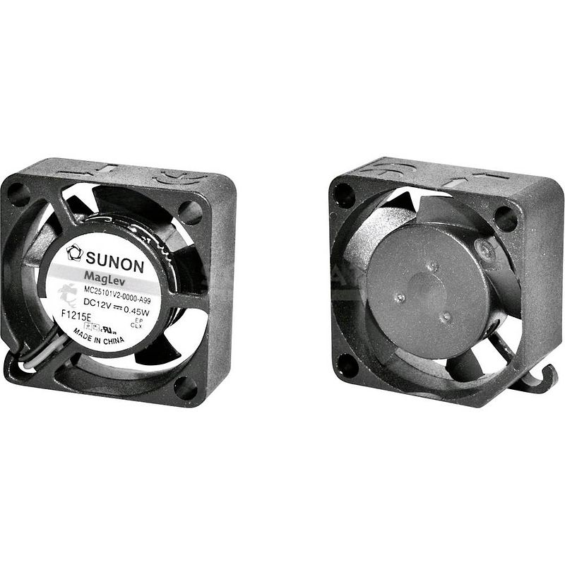 Foto van Sunon mf25101v21000ua99 axiaalventilator 12 v/dc 5.09 m³/h (l x b x h) 25 x 25 x 10 mm