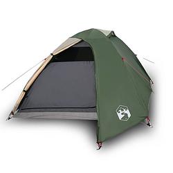 Foto van Vidaxl tent 2-persoons 264x210x125 cm 185t taft groen