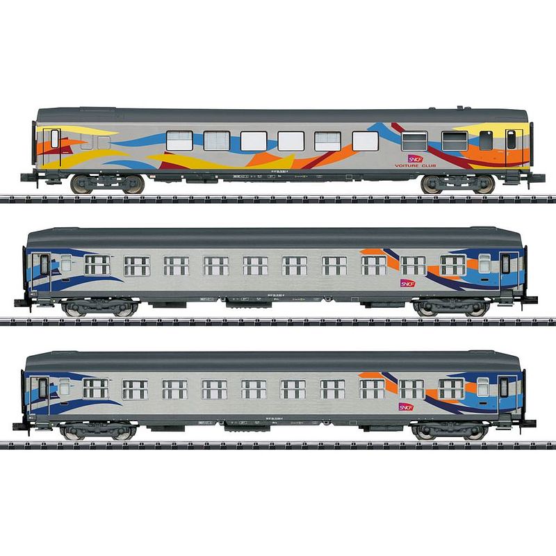 Foto van Minitrix t18210 sneltreinrijtuig set van 3 „croisière” van de sncf