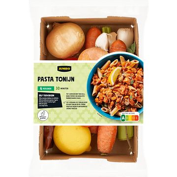 Foto van Jumbo maaltijdpakket pasta tonijn 4 personen