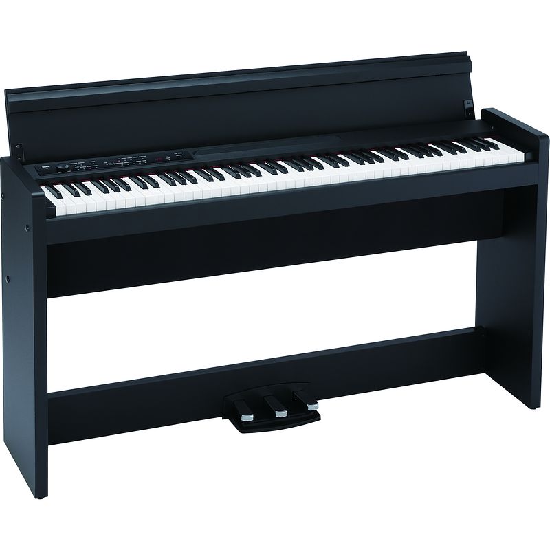 Foto van Korg lp-380 usb black digitale piano zwart