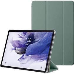 Foto van Hama fold bookcase samsung galaxy tab s7 fe, samsung galaxy tab s7+ groen model-specifieke tablethoes